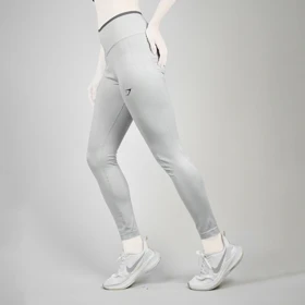 لگ سیملس ورزشی زنانه جیم شارک مدل 4H0273 طوسی روشن