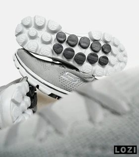 کتانی طبی مردانه و زنانه طوسی اسکیچرز SKECHERS