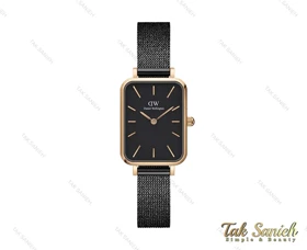 ساعت دنیل ولینگتون زنانه مستطیلی مشکی DW-3866-L