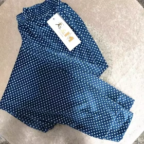 شلوار مخمل زنانه خال‌خالی وارداتی