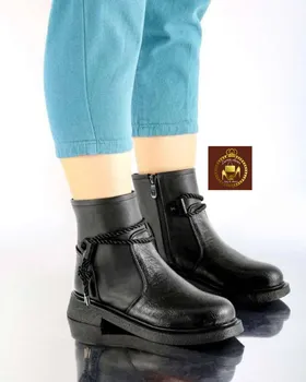نیم بوت طبی بغل زیپ زنانه