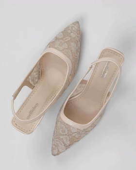 740 - پاشنه توری ساده 740