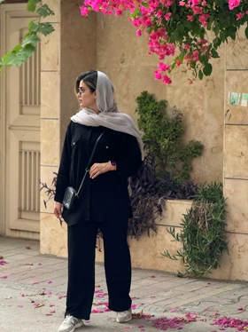 ست مانتو شلوار سلدا