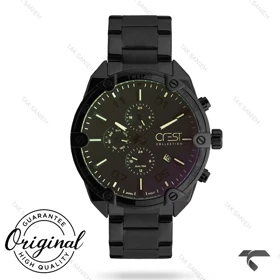 ساعت کرست مردانه 6312-1 فول تایم مشکی Crest-10958-G