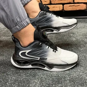 کتانی اسپرت مردانه مدل نایک دیسکی رنگ مشکی طوسی کد 2600