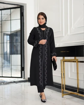 مانتو یقه گرد مدل آذین کد 683