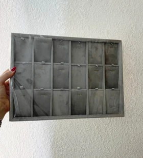 سینی نیمست جواهرات کارتی 18 عددی