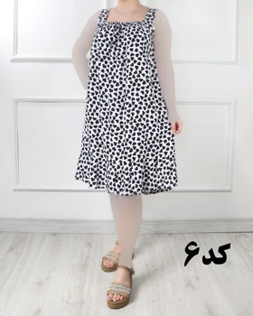 سارافون دو بندی سه بعدی و طرح دار 6944
