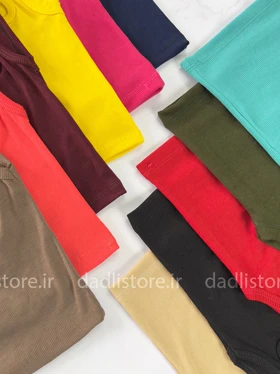 کراپ تاپ کبریتی حلزونی آستین حلقه