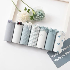 شورت قلبی آبی کد 1839 (سایز XL)