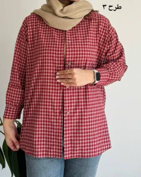 مانتو چهارخونه لینن 2