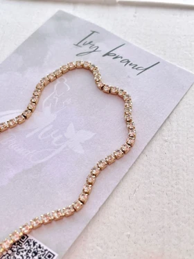 پابند فول نگین طلایی