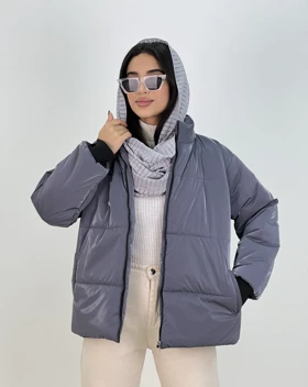 کاپشن یقه ایستاده نیلسا(72)کد:4616