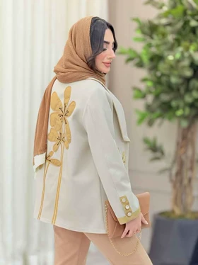 مانتو آستین سه دکمه گیتا