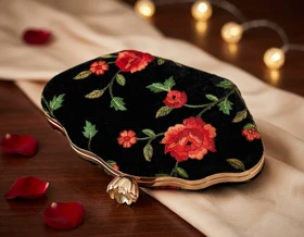 کیف مجلسی زنانه مدل گل انار