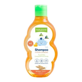 شامپو کودک بی‌بی لند Baby Land ضد آلرژی و پروتئینه حاوی عصاره جوانه گندم