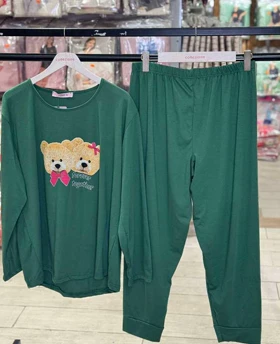 بلوز شلوار سایز بزرگ زنانه سکسن کد 40668