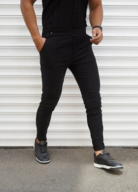 شلوار اسلش مردانه مشکی مدل Matyar