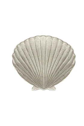 بشقاب دکوراتیو Karaca Home مدل Oysters سرامیکی - سفید