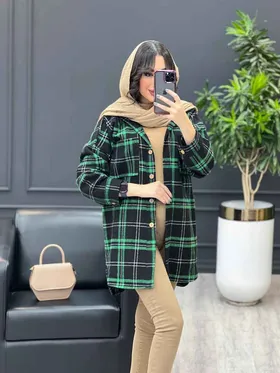 شکت کلاه دار دکمه چوبی