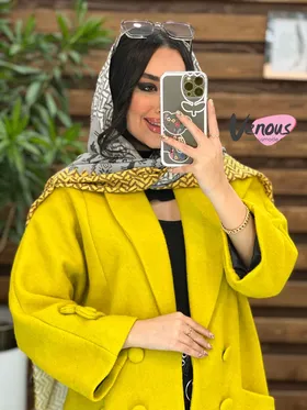 پالتو یقه آرشال آستین دودکمه