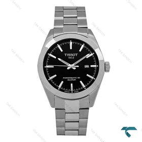 ساعت تیسوت Gentleman مردانه استیل صفحه مشکی Tissot-7352-G