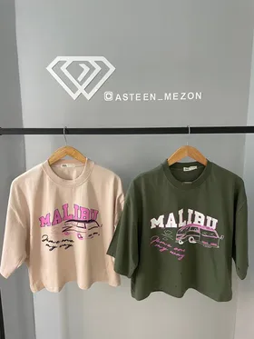 تیشرت قواره دار malibu