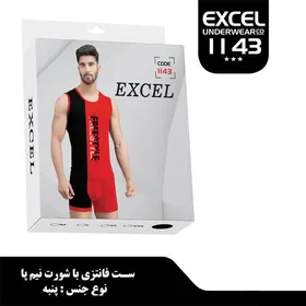 ست تاپ شورت مردانه اکسل 1143 2XL