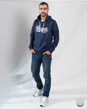 هودی یونی‌سکس اسپرت سرمه‌ای