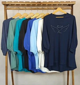 بلوز کیمونو (سورمه ای)