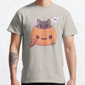تیشرت Nightmare Before Christmas طرح Pumpkin Kitty کد 260781