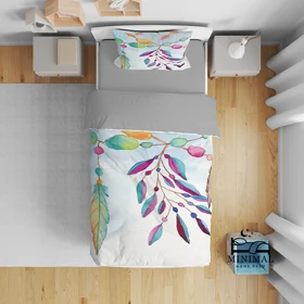 روتختی طرح برگ های آبرنگی مدل T4949