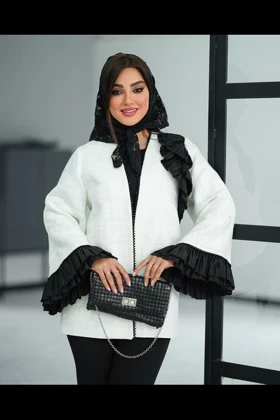 کت لاکرا پلیسه نوار کریستال