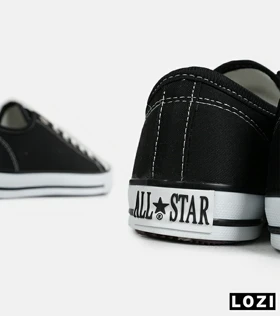 کفش کتانی مردانه و زنانه مشکی سفید All STAR