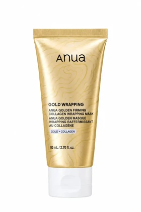 ماسک لیفت و سفت‌کننده کلاژنی طلا آنوا مدل (Gold Wrapping)