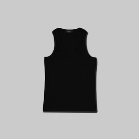 گری تاپ تمام تنه black tank top