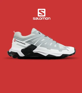 کفش کتانی مشکی طوسی سفید مردانه و زنانه Salomon XT-Slate Advanced مدل 7350
