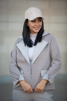 پالتو فوتر پیر دوپل ترکیبی (ست پاییزه و زمستانه)