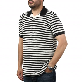 پولوشرت آستین کوتاه بافت مردانه سیزر مدل 154118610