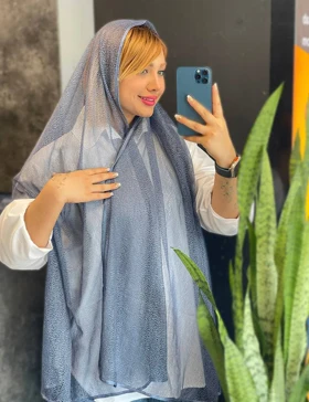 شال توری نیل کد : L206