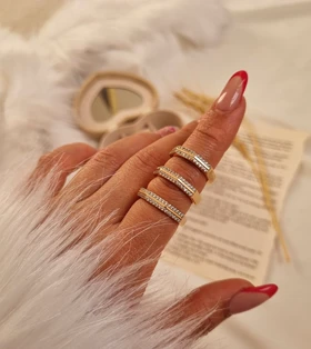 رینگ چند ضلعی نگین‌دار ژوپینگ