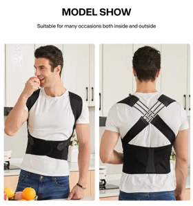 پکیج سلامتی قوزبند طبی ضربدری + زانوبند مدل بنددار k-sport ( دو عددی)