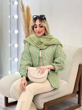 مانتو دوخت دار مغزی دوزی