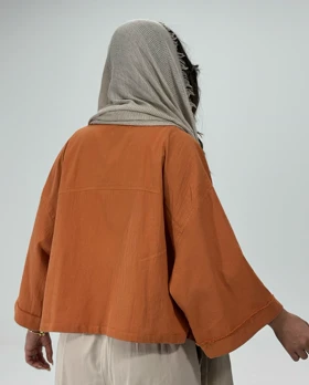 شومیز کتان پنبه