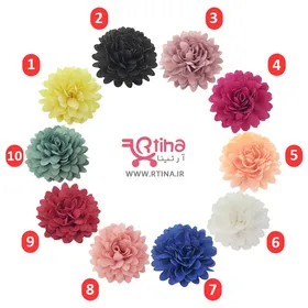 کش مو گل‌دار پارچه ای (زنانه و دخترانه )