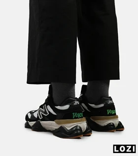 کفش کتانی مردانه و زنانه مشکی سفید NEW BALANCE 9060 مدل 4976