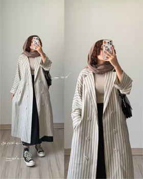 ترنچ کت کت راهراه بهاره