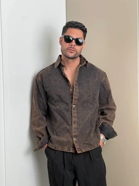 پیراهن کتان سنگشور