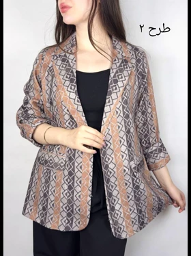 کت اسپرت بلوئه طرحدار