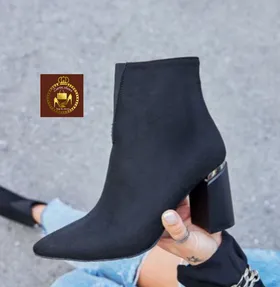 نیم بوت زنانه پاشنه‌دار مجلسی sevgi